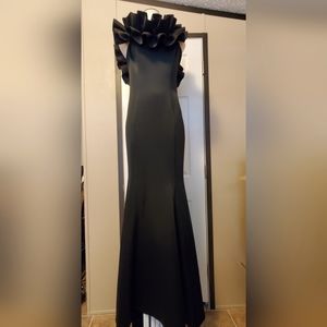 Bequtiful Elegant Formal Mermaid Maxi Party Black Dress